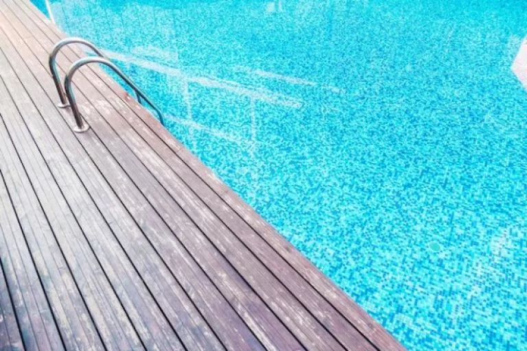 Swimming pool at residential complex